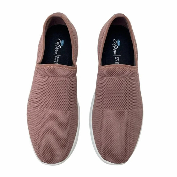 Aqua College Kady Dusty Pink Knit Womens Sneakers - Picture 5 of 11